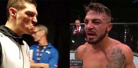 WATCH: Incredibly intense footage of UFC star psyching himself up before making the walk to the Octagon