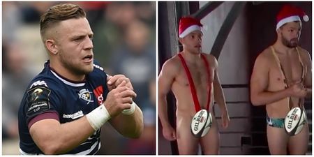 WATCH: Ian Madigan in a mankini engaging in some weird ass challenge with Adam Ashley-Cooper