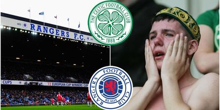 Scottish police have stopped Celtic fans’ attempt to troll Rangers at Ibrox