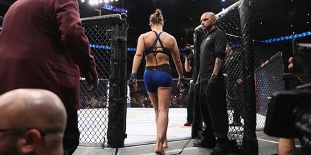 LISTEN: The frustrated corner advice during Ronda Rousey’s crushing defeat has emerged