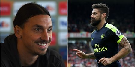 Zlatan Ibrahimovic and Olivier Giroud gave VERY different interviews at the weekend