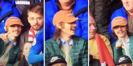 WATCH: Middlesbrough supporter finds rude joke hilarious…about two years after everyone else