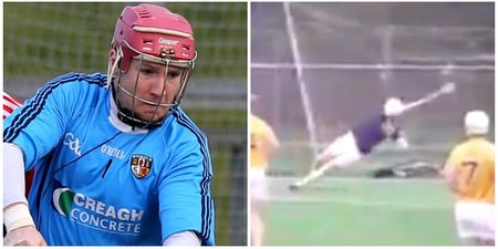 WATCH: Hurling goalkeeper displays other-worldly reflexes to pull off point-blank save