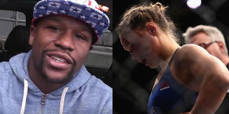 WATCH: Floyd Mayweather gives Ronda Rousey the exact message she needs to hear right now