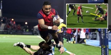 WATCH: The amazing Francis Saili try that put Munster back where they belong