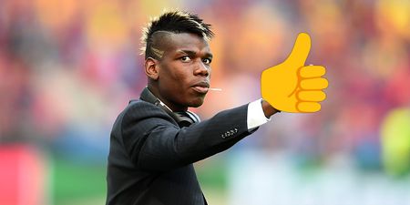 Twitter has a field day with the #Pogba emoji after his handball nightmare against Liverpool