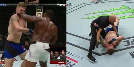 WATCH: Chilling corner advice makes UFC heavyweight’s brutal knockout even more terrifying