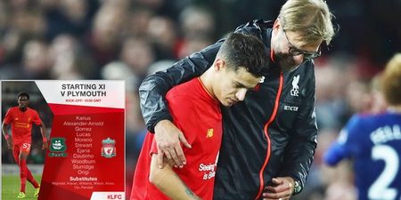 Jurgen Klopp doesn’t panic as he names starting XI for FA Cup replay at Plymouth