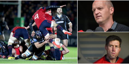 Ronan O’Gara and Gregor Townsend have very different views on Conor Murray treatment