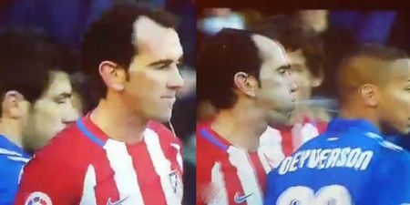 WATCH: Diego Godin spat on by Deyverson, reacts furiously in equally disgusting manner