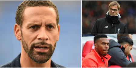 Rio Ferdinand takes aim at Daniel Sturridge in latest Liverpool criticism