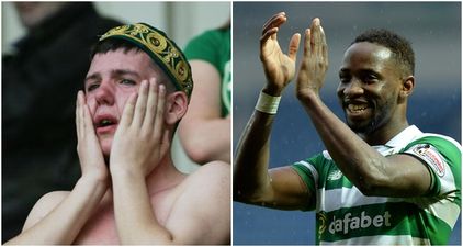 Celtic fans are worried as Moussa Dembele is spotted on a flight to London