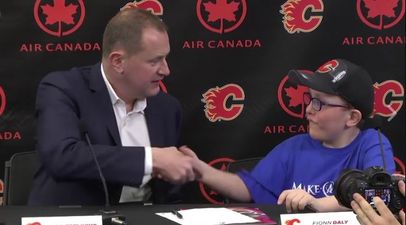 NHL franchise makes nine-year-old Kilkenny boy’s dream come true with amazing heartfelt gesture