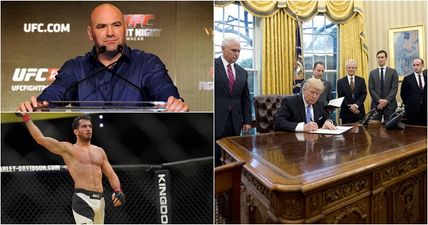 The UFC releases statement following Donald Trump’s controversial executive order