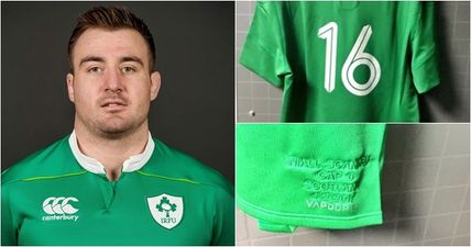 There’s a perfectly sensible reason why Niall Scannell has ‘Cap 0’ on his jersey today