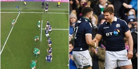 WATCH: The wrong man may have taken the fall for Scotland’s “cheeky” try
