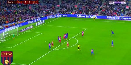 WATCH: Lionel Messi hits one of the greatest free kicks ever… misses
