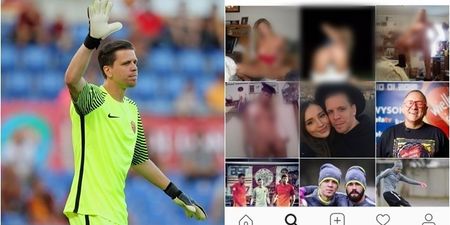 Some very NSFW pictures showed up on Wojciech Szczęsny’s Instagram account