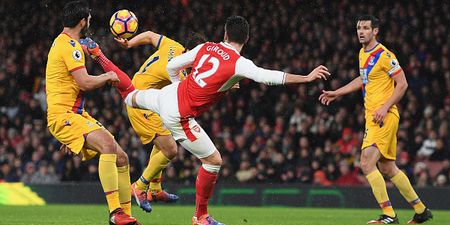 Arsenal fans go into meltdown as Olivier Giroud misses out on Goal of the Month