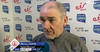 You’d nearly be worried listening to Mickey Harte’s words if you were from Dublin