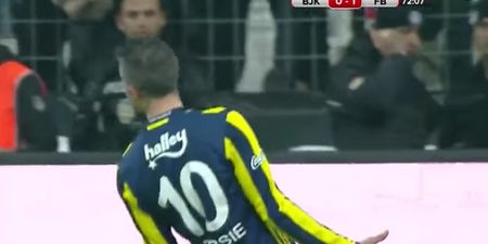 Robin van Persie banned after celebrating in front of former Arsenal teammate