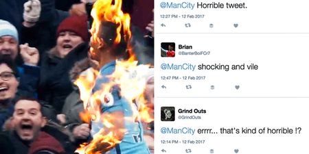 Manchester City video showing Gabriel Jesus set alight backfires spectacularly