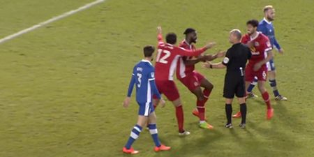 WATCH: One of the most bizarre red cards you are likely to see