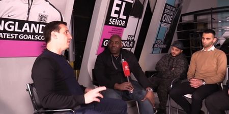 Gary Neville sat down with Arsenal Fan TV and things got quite heated