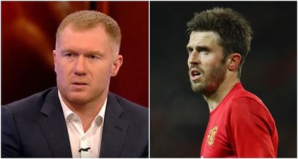 Paul Scholes picks the perfect replacement for Michael Carrick at Manchester United