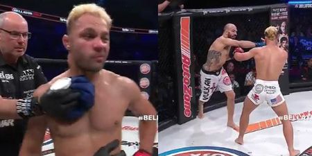 WATCH: UFC vet Josh Koscheck’s long-awaited Bellator debut couldn’t possibly have gone any worse
