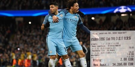 Manchester City hero discovers how he cost one unfortunate punter over €34,000