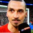 WATCH: Zlatan Ibrahimovic was utterly selfless in his post-match interview