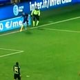 WATCH: Ivan Perisic booked for trying to head the ball back to his own goalkeeper