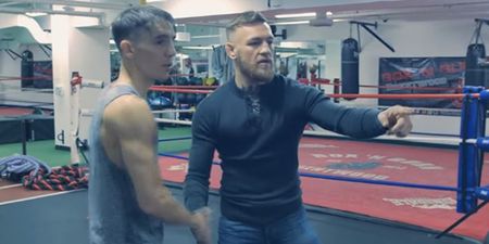 Conor McGregor and Floyd Mayweather dip into each other’s worlds to get ready