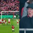 Alex Ferguson’s reaction to Zlatan Ibrahimovic’s free-kick was priceless