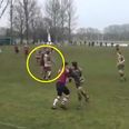WATCH: English rugby player’s cowardly punch on an opponent reportedly only gets a six-week ban