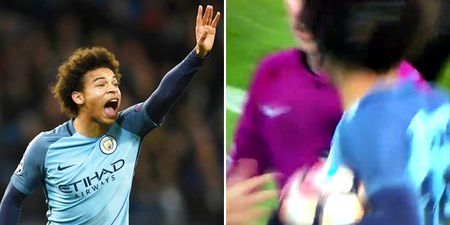 Manchester United fans are livid that Leroy Sane got away with some shocking rudeness last night