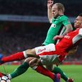 Arsenal fans rush to remind Lincoln defender of his pre-match threat