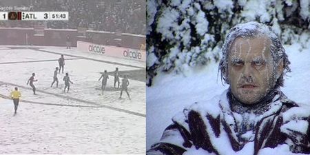 WATCH: Fans were absolutely captivated by MLS attempt to play soccer in the snow