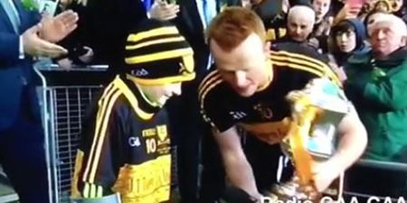 WATCH: Touching moment as brave Amy O’Connor lifts All-Ireland trophy