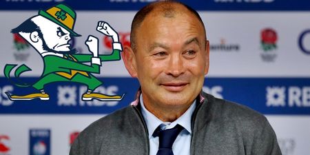 Eddie Jones couldn’t resist a Leprechaun remark at the end of his press conference