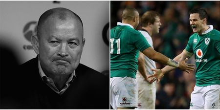 It looks like Eddie Jones just couldn’t stay gracious for too long