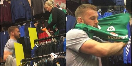 Sean O’Brien plays very funny prank on shop assistant in Kilkenny
