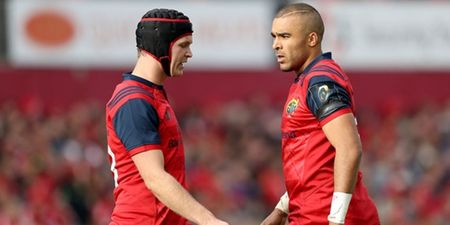 Dan Carter can’t help but admire one of Munster’s best players this season