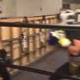 WATCH: UFC star sparring with arguably the greatest boxer in the world is in equal parts amazing and frustrating