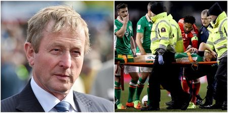 Enda Kenny shares the country’s opinion on the Seamus Coleman incident