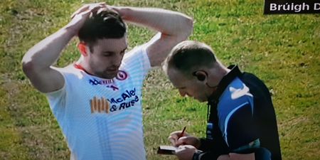 Niall Sludden given one of the worst black cards ever after Lee Keegan tackle