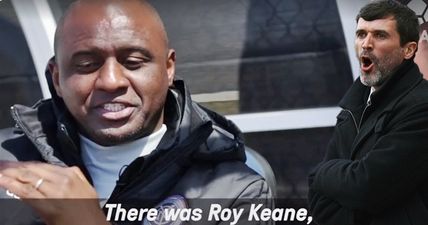 We’re volunteering YOU to tell Roy Keane what Patrick Vieira has been saying about him