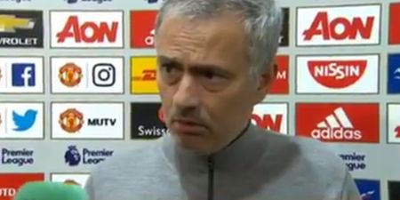WATCH: Jose Mourinho’s post-match interview after the West Brom draw is incredibly tense