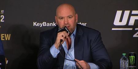 Things got pretty heated when Dana White was asked about Conor McGregor vs Floyd Mayweather